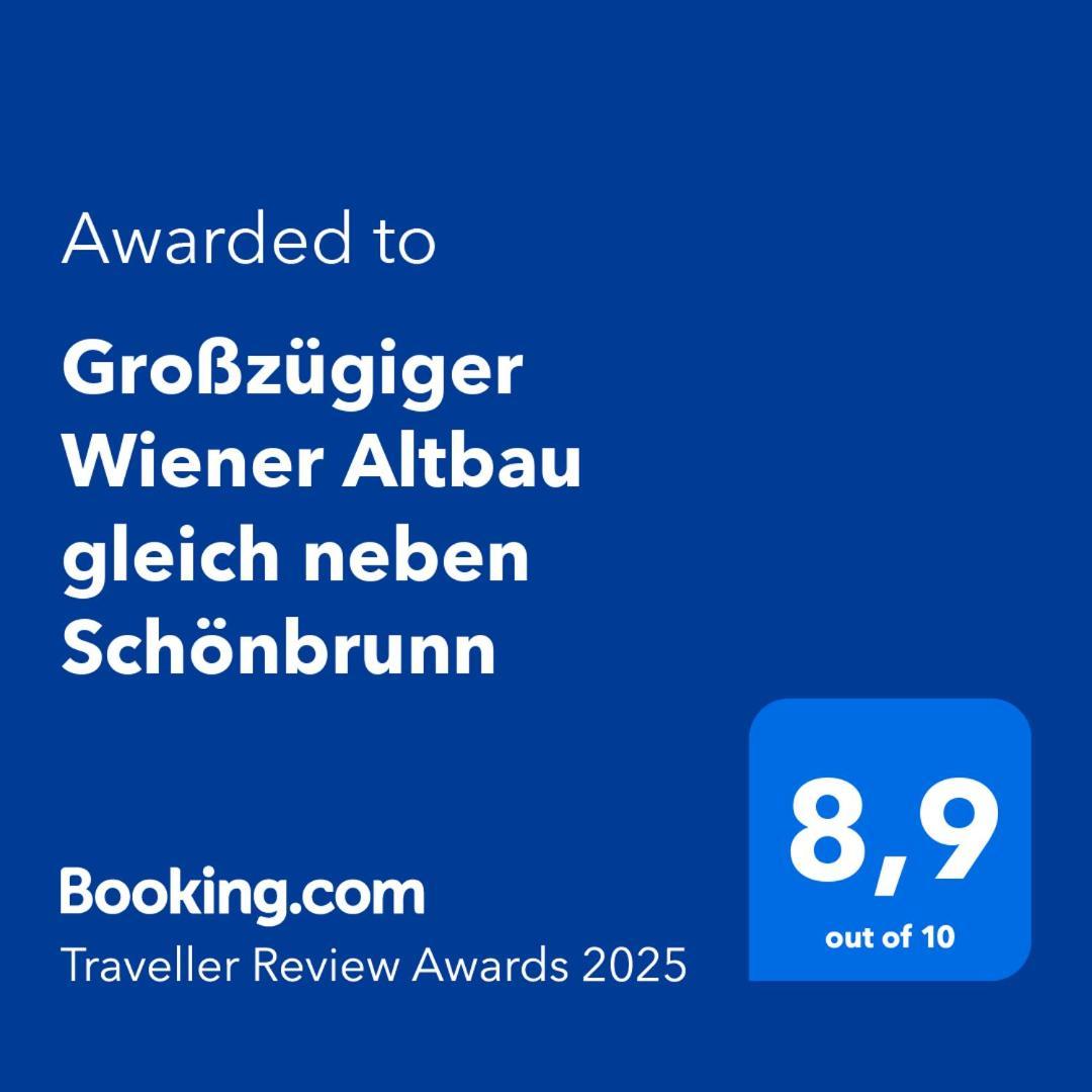 Grosszuegiger Wiener Altbau Gleich Neben Schoenbrunn Eksteriør bilde